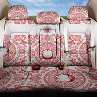World Football 2026 Turkey Back Car Seat Cover Crescent Stars Ottoman Baroque Red Version