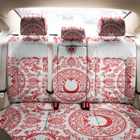 World Football 2026 Turkey Back Car Seat Cover Crescent Stars Ottoman Baroque Red Version