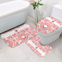 World Football 2026 Turkey Bathroom Set Crescent Stars Ottoman Baroque Red Version