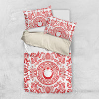 World Football 2026 Turkey Bedding Set Crescent Stars Ottoman Baroque Red Version