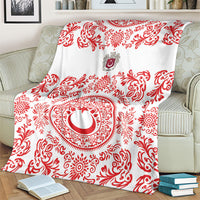World Football 2026 Turkey Blanket Crescent Stars Ottoman Baroque Red Version