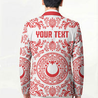 Custom World Football 2026 Turkey Blazer Crescent Stars Ottoman Baroque Red Version