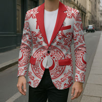 Custom World Football 2026 Turkey Blazer Crescent Stars Ottoman Baroque Red Version