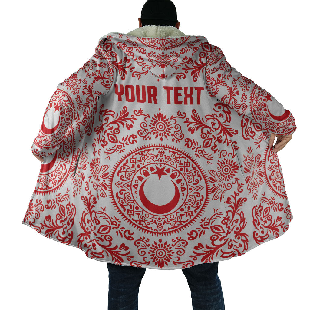 Custom World Football 2026 Turkey Cloak Crescent Stars Ottoman Baroque Red Version
