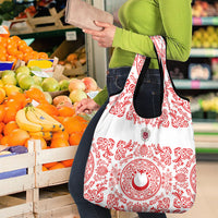 World Football 2026 Turkey Grocery Bag Crescent Stars Ottoman Baroque Red Version