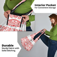 World Football 2026 Turkey Grocery Bag Crescent Stars Ottoman Baroque Red Version
