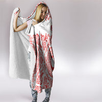 World Football 2026 Turkey Hooded Blanket Crescent Stars Ottoman Baroque Red Version
