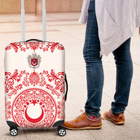 World Football 2026 Turkey Luggage Cover Crescent Stars Ottoman Baroque Red Version