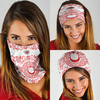 World Football 2026 Turkey Neck Gaiter Crescent Stars Ottoman Baroque Red Version