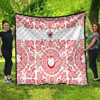 World Football 2026 Turkey Quilt Crescent Stars Ottoman Baroque Red Version