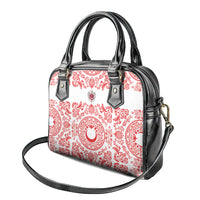 World Football 2026 Turkey Shoulder Handbag Crescent Stars Ottoman Baroque Red Version