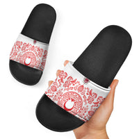 World Football 2026 Turkey Slide Sandals Crescent Stars Ottoman Baroque Red Version