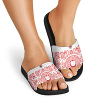 World Football 2026 Turkey Slide Sandals Crescent Stars Ottoman Baroque Red Version