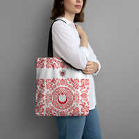 World Football 2026 Turkey Tote Bag Crescent Stars Ottoman Baroque Red Version