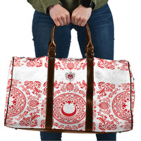 World Football 2026 Turkey Travel Bag Crescent Stars Ottoman Baroque Red Version