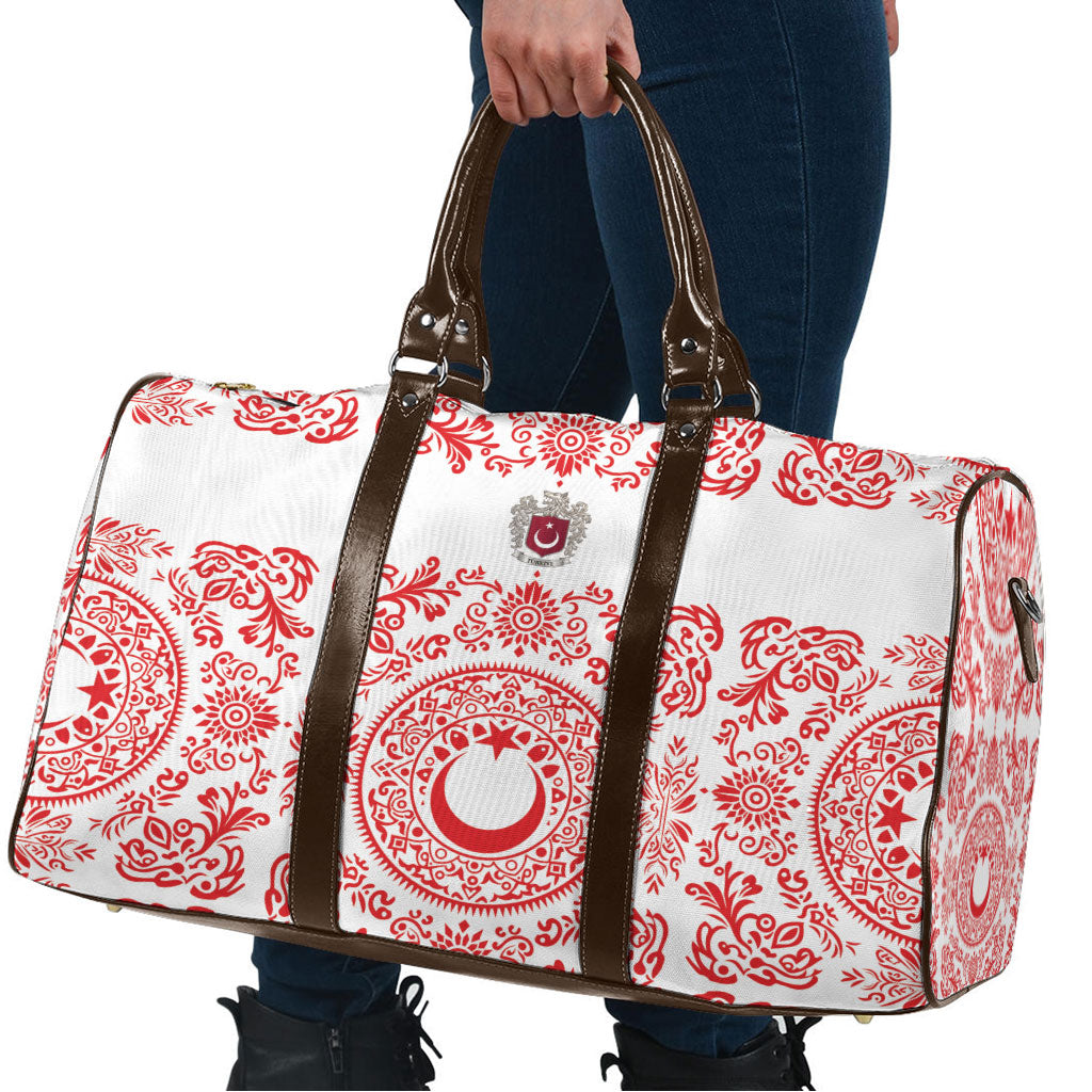 World Football 2026 Turkey Travel Bag Crescent Stars Ottoman Baroque Red Version