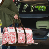 World Football 2026 Turkey Travel Bag Crescent Stars Ottoman Baroque Red Version