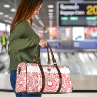 World Football 2026 Turkey Travel Bag Crescent Stars Ottoman Baroque Red Version