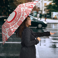 World Football 2026 Turkey Umbrella Crescent Stars Ottoman Baroque Red Version