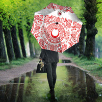 World Football 2026 Turkey Umbrella Crescent Stars Ottoman Baroque Red Version