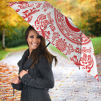 World Football 2026 Turkey Umbrella Crescent Stars Ottoman Baroque Red Version
