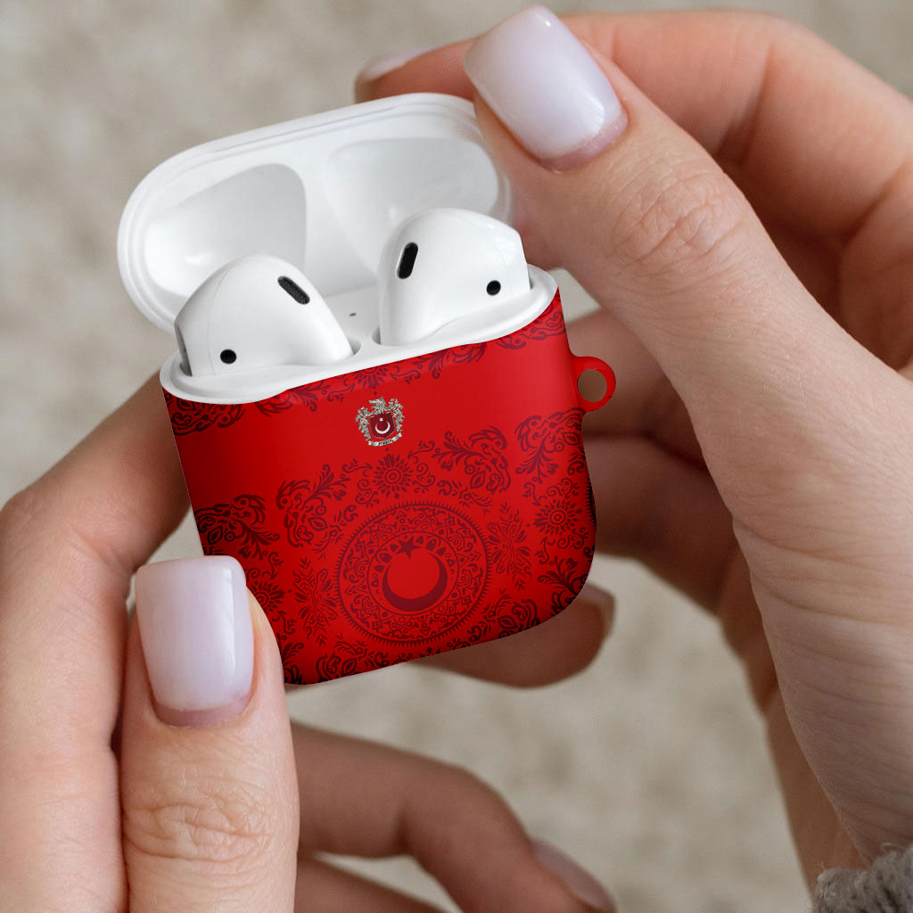 World Football 2026 Turkey AirPods Case Crescent Stars Ottoman Baroque Pride