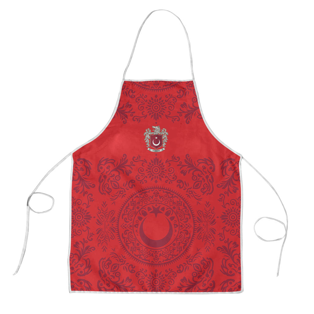 World Football 2026 Turkey Apron Crescent Stars Ottoman Baroque Pride