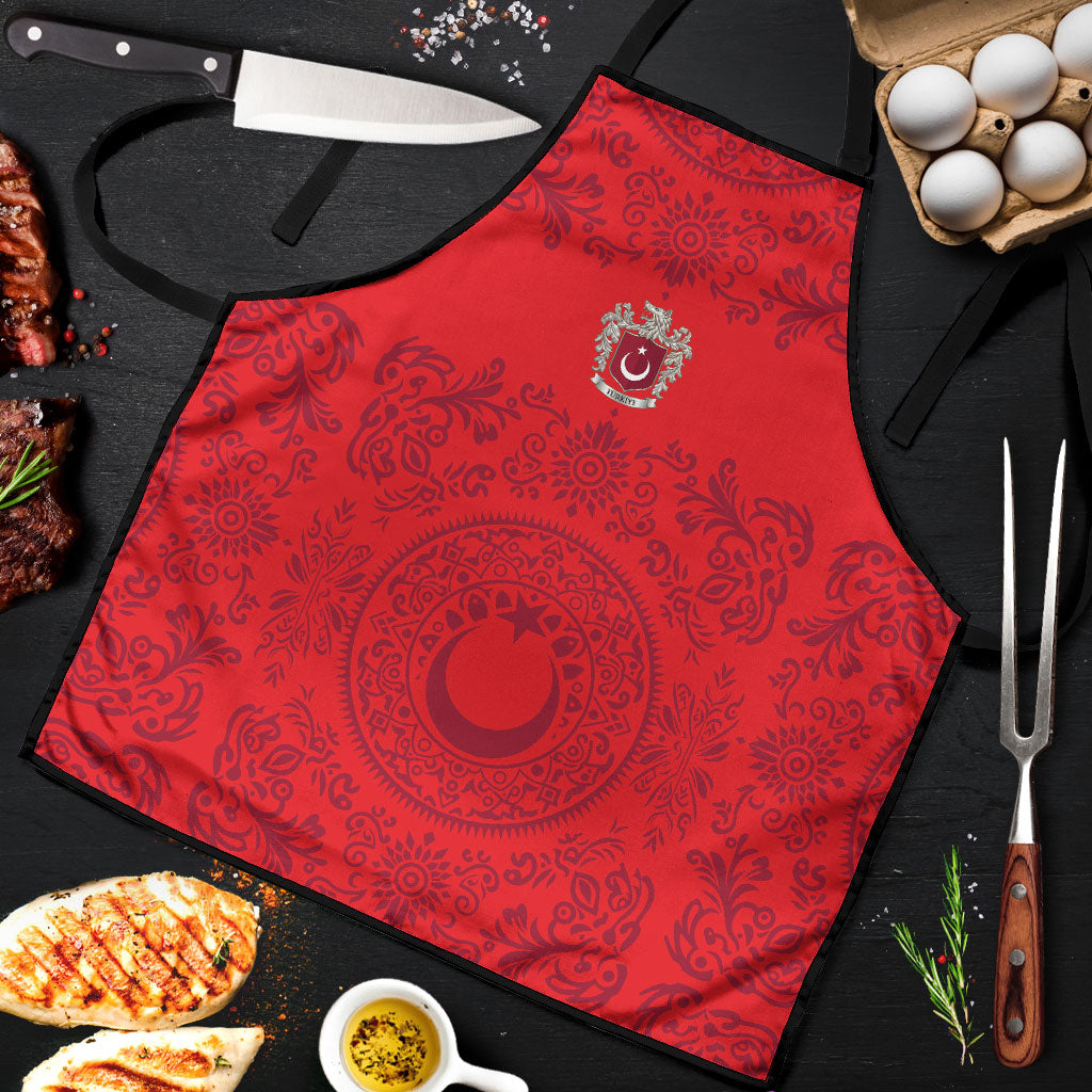 World Football 2026 Turkey Apron Crescent Stars Ottoman Baroque Pride