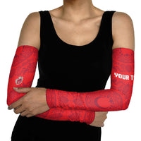 Custom World Football 2026 Turkey Arm Sleeves Crescent Stars Ottoman Baroque Pride