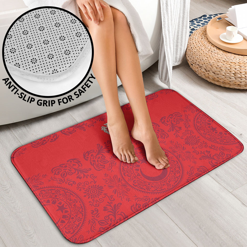 World Football 2026 Turkey Bathroom Set Crescent Stars Ottoman Baroque Pride