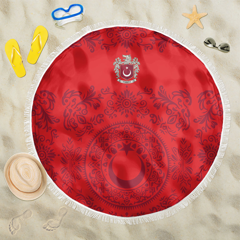 World Football 2026 Turkey Beach Blanket Crescent Stars Ottoman Baroque Pride