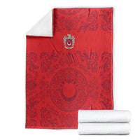 World Football 2026 Turkey Blanket Crescent Stars Ottoman Baroque Pride