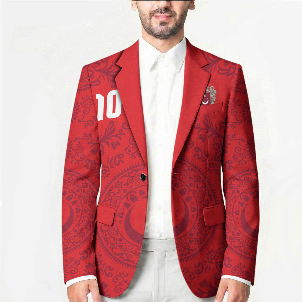 Custom World Football 2026 Turkey Blazer Crescent Stars Ottoman Baroque Pride