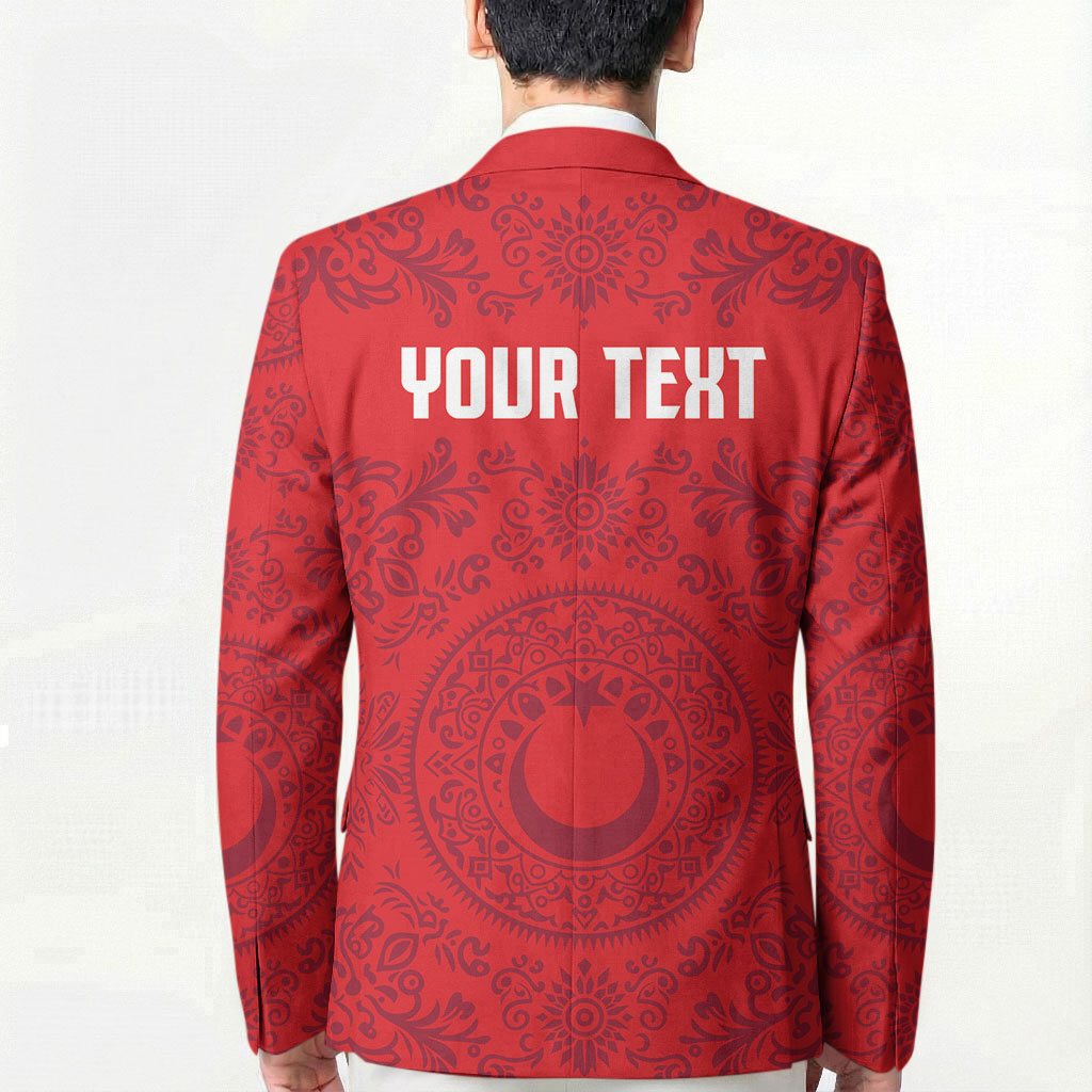 Custom World Football 2026 Turkey Blazer Crescent Stars Ottoman Baroque Pride