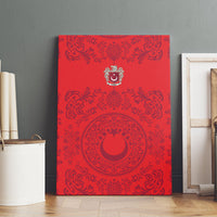 World Football 2026 Turkey Canvas Wall Art Crescent Stars Ottoman Baroque Pride