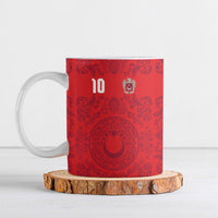 Custom World Football 2026 Turkey Ceramic Mug Crescent Stars Ottoman Baroque Pride