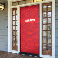Custom World Football 2026 Turkey Door Cover Crescent Stars Ottoman Baroque Pride