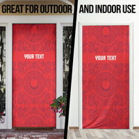 Custom World Football 2026 Turkey Door Cover Crescent Stars Ottoman Baroque Pride