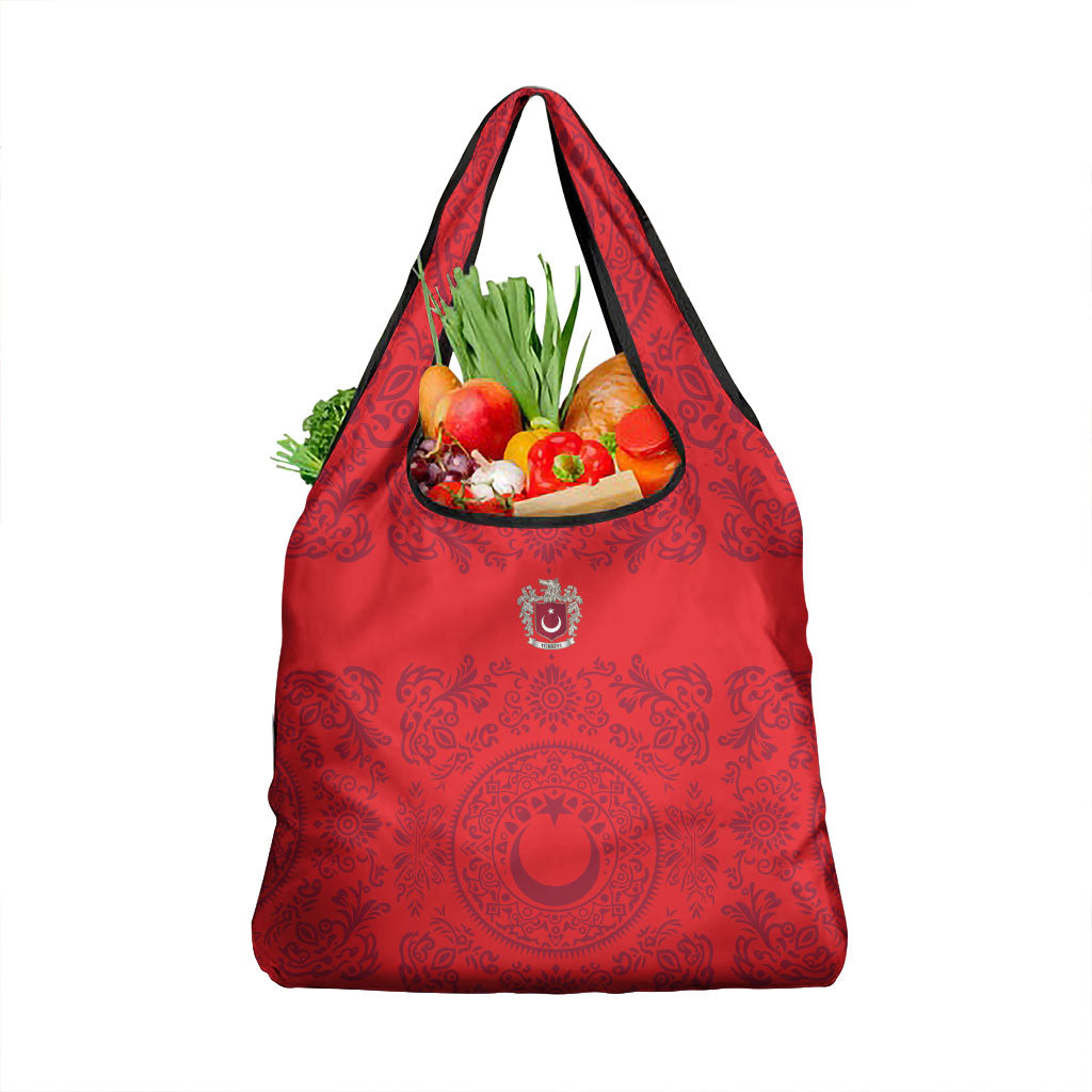 World Football 2026 Turkey Grocery Bag Crescent Stars Ottoman Baroque Pride