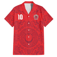 Custom World Football 2026 Turkey Hawaiian Shirt Crescent Stars Ottoman Baroque Pride