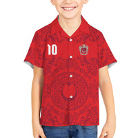 Custom World Football 2026 Turkey Hawaiian Shirt Crescent Stars Ottoman Baroque Pride