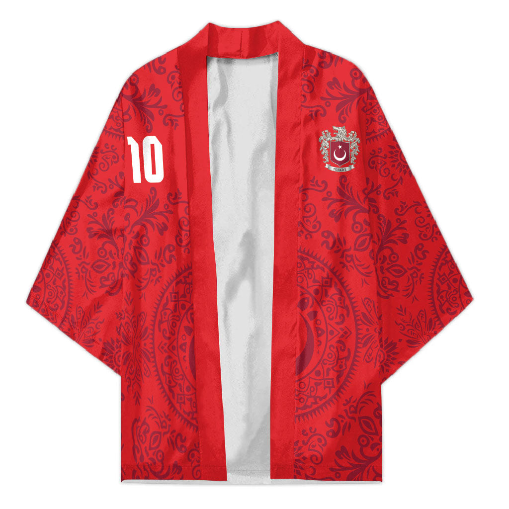 Custom World Football 2026 Turkey Kimono Crescent Stars Ottoman Baroque Pride