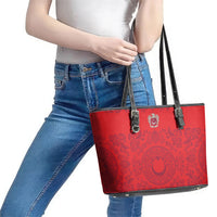 World Football 2026 Turkey Leather Tote Bag Crescent Stars Ottoman Baroque Pride