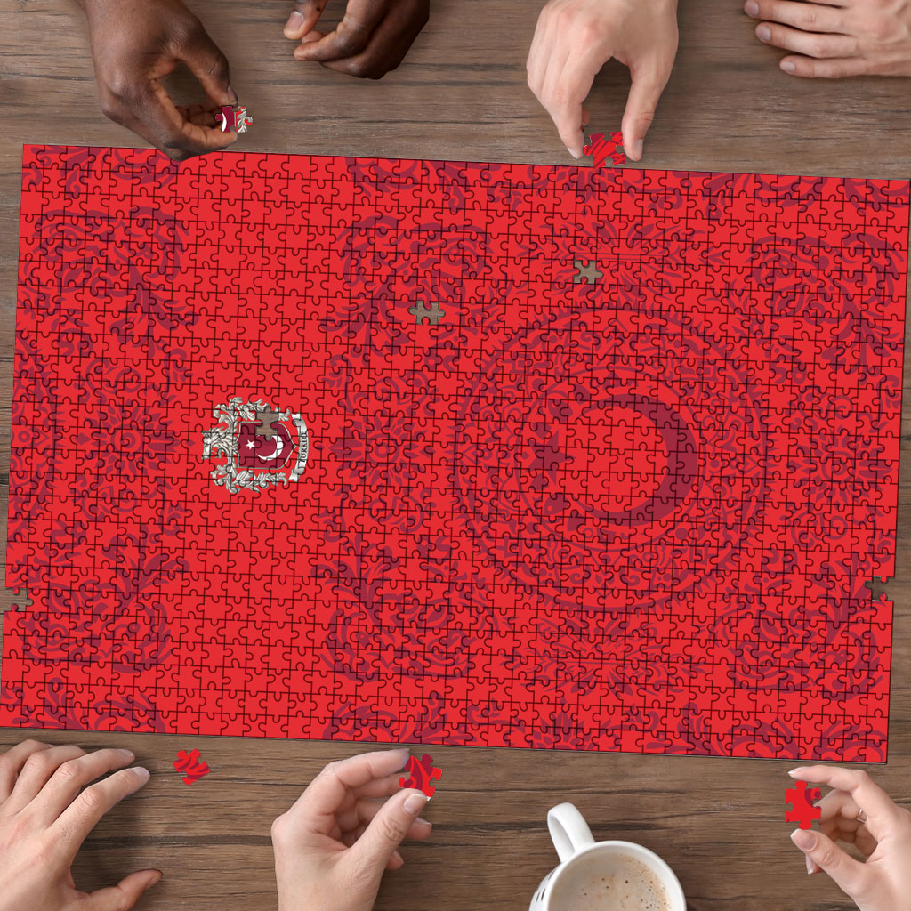 World Football 2026 Turkey Puzzle Crescent Stars Ottoman Baroque Pride