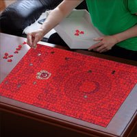 World Football 2026 Turkey Puzzle Crescent Stars Ottoman Baroque Pride