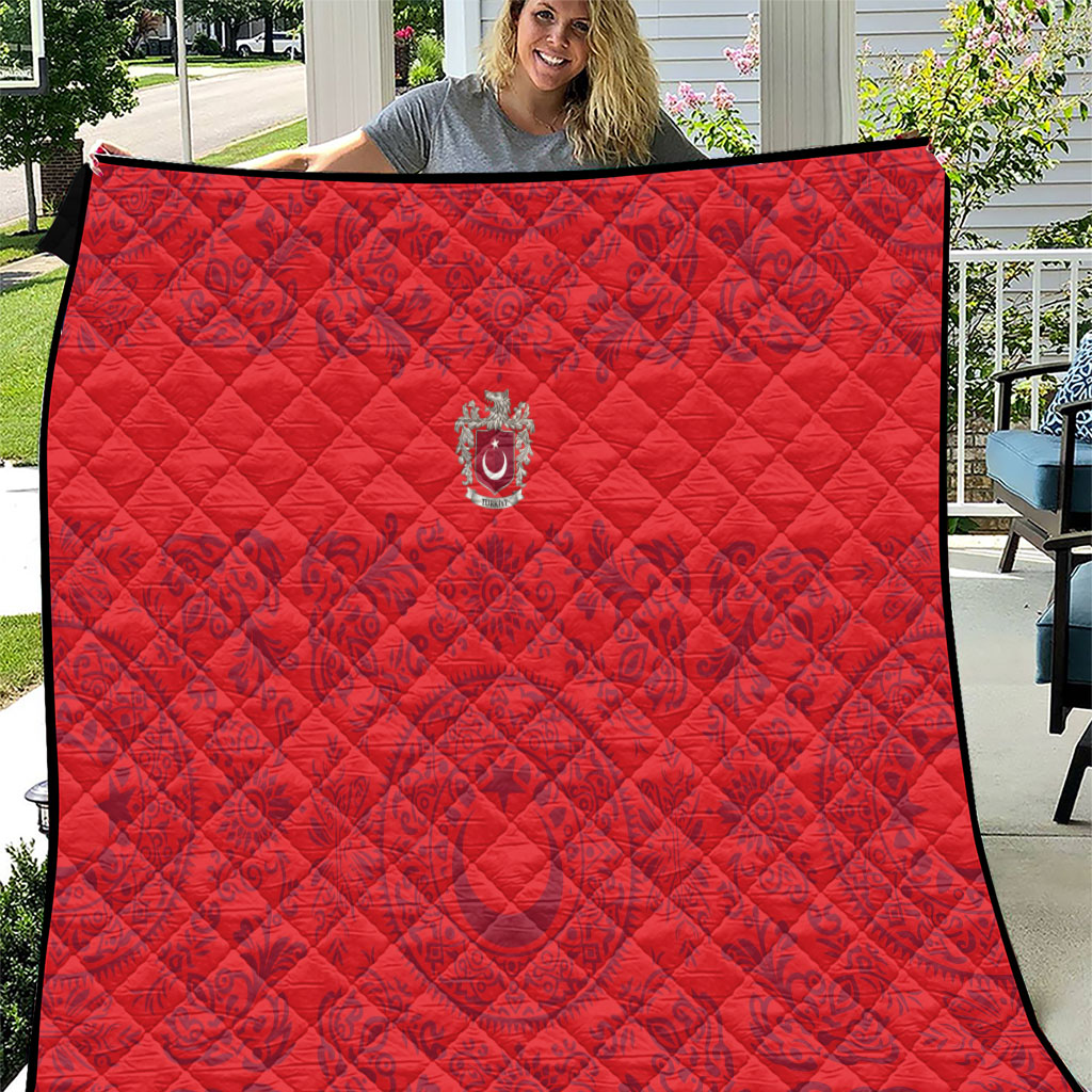 World Football 2026 Turkey Quilt Crescent Stars Ottoman Baroque Pride