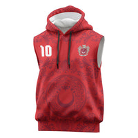 Custom World Football 2026 Turkey Sleeveless Hoodie Crescent Stars Ottoman Baroque Pride