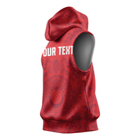 Custom World Football 2026 Turkey Sleeveless Hoodie Crescent Stars Ottoman Baroque Pride