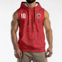 Custom World Football 2026 Turkey Sleeveless Hoodie Crescent Stars Ottoman Baroque Pride
