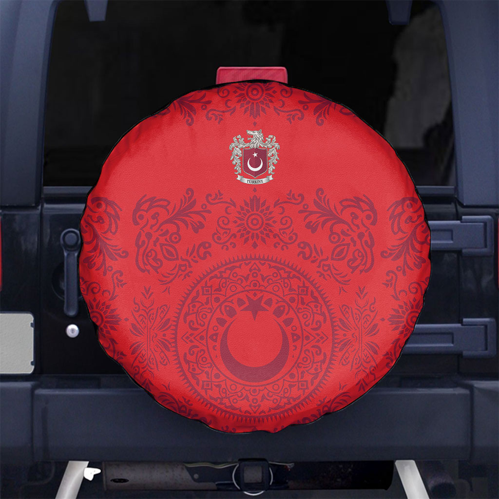 World Football 2026 Turkey Spare Tire Cover Crescent Stars Ottoman Baroque Pride